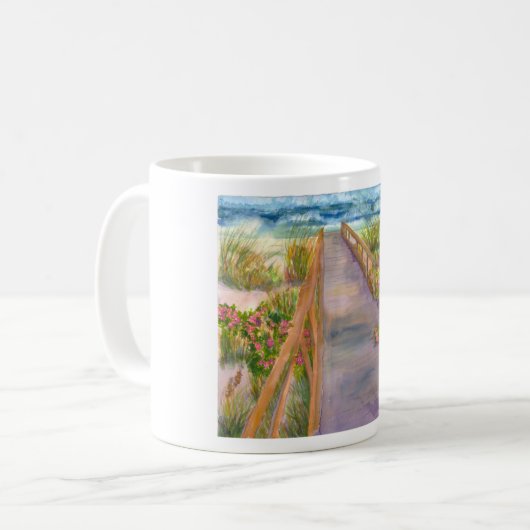 Küste Neuenglands Kaffeetasse (Vorderseite Links)