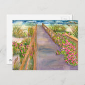 Küste Neuenglands Postkarte (Vorne/Hinten)