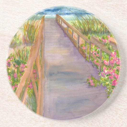 Küste Neuenglands Sandstein Untersetzer (Vorne)