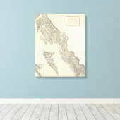 Küste Nordwestamerikas 2 Leinwanddruck (Insitu (Holzboden))