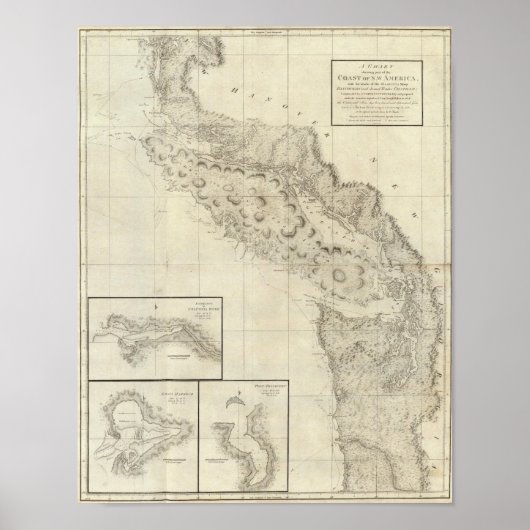 Küste Nordwestamerikas 2 Poster (Vorne)