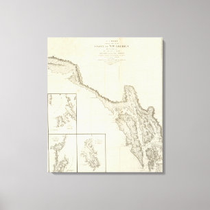 Küste Nordwestamerikas 7 Leinwanddruck