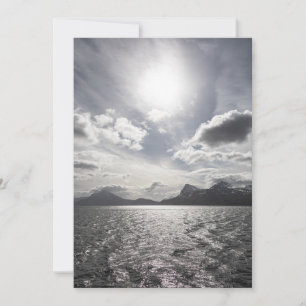 Küste Norwegens Landschaftsgebiet Foto Karte