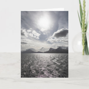 Küste Norwegens Landschaftsgebiet Foto Karte