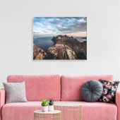 Küste Norwegens Landschaftsgebiet Foto Leinwanddruck (Insitu (Wohnzimmer))