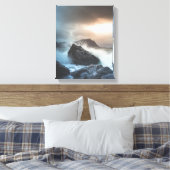 Küste Norwegens Landschaftsgebiet Foto Leinwanddruck (Insitu (Schlafzimmer))