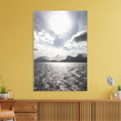 Küste Norwegens Landschaftsgebiet Foto Leinwanddruck (Insitu (Wohnzimmer))