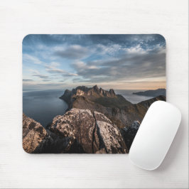 Küste Norwegens Landschaftsgebiet Foto Mousepad