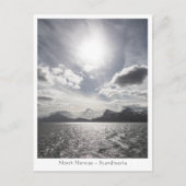 Küste Norwegens Landschaftsgebiet Foto Postkarte (Vorderseite)