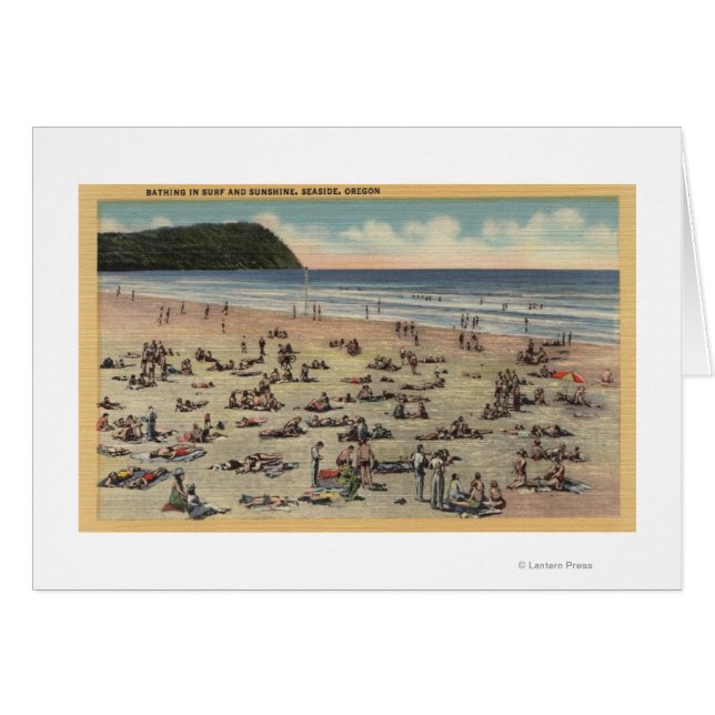 Küste, Oregon - Baden in Suft und Sonnenschein (Vorderseite (Horizontal))