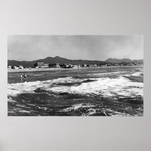 Küste, Oregon Beach Szene aus Wasser Fotograf Poster (Vorne)