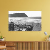 Küste, Oregon Beach Szene von Air Fotograf Leinwanddruck (Insitu (Wohnzimmer))