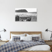 Küste, Oregon Beach Szene von Air Fotograf Leinwanddruck (Insitu (Schlafzimmer))