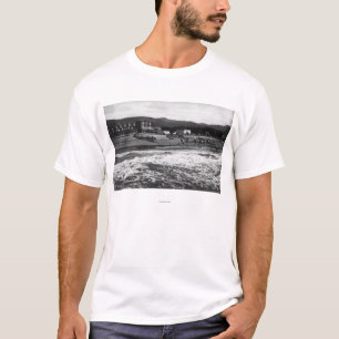 Küste, Oregon-Strand-und Hotel-Moore-Fotografie T-Shirt