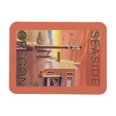 Küste, OregonAquarium-Ansicht Magnet (Horizontal)