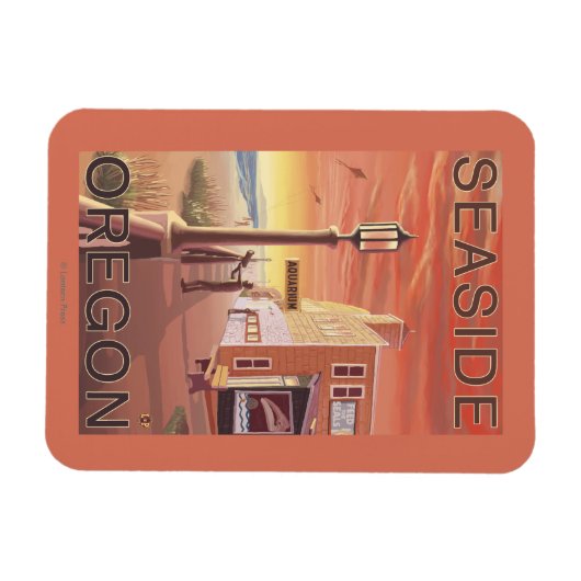 Küste, OregonAquarium-Ansicht Magnet (Horizontal)