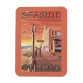 Küste, OregonAquarium-Ansicht Magnet (Vertikal)