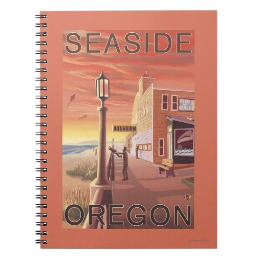 Küste, OregonAquarium-Ansicht Notizblock (Vorderseite)