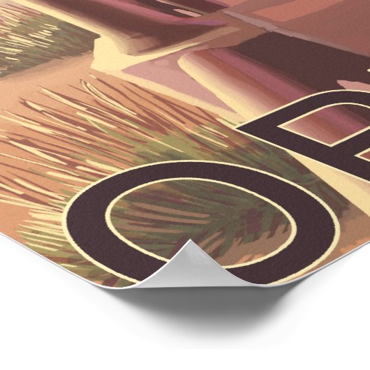 Küste, OregonAquarium-Ansicht Poster (Ecke)