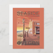 Küste, OregonAquarium-Ansicht Postkarte (Vorne/Hinten)