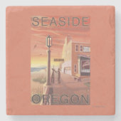 Küste, OregonAquarium Ansicht Steinuntersetzer (Vorderseite)