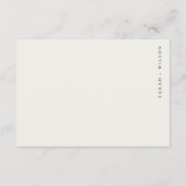 Küste Palm Beach Seascape Hochzeit QR Code UAWG Begleitkarte (Rückseite)