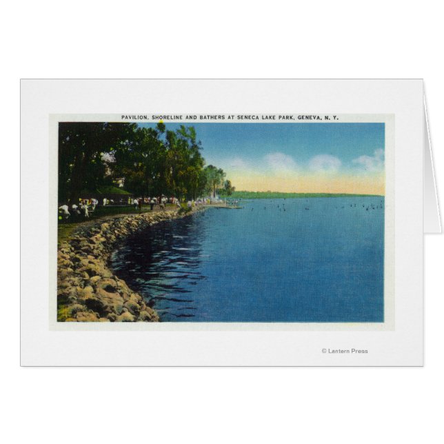 Küste, Pavillon und Schwimmer (Vorderseite (Horizontal))