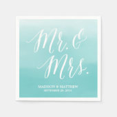 Küste | Personalisiert Paper Napkins Serviette (Vorderseite)