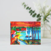 Küste Postkarte (Stehend Vorderseite)