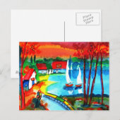 Küste Postkarte (Vorne/Hinten)