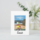 Küste Postkarte (Stehend Vorderseite)