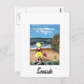 Küste Postkarte (Vorne/Hinten)