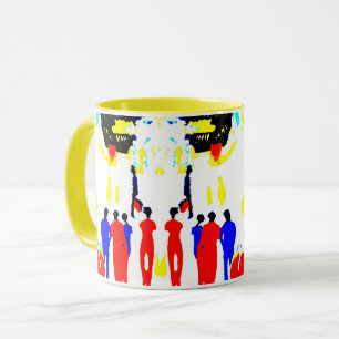 Küste-Promenaden-Straßen-Szenen-Tasse Tasse