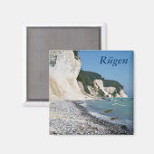 Küste Rugen Magnet (Vorderseite/Rückseite)
