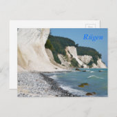 Küste Rugen Postkarte (Vorne/Hinten)