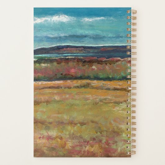 Küste Sand Dunes Art Planer (Rückseite)