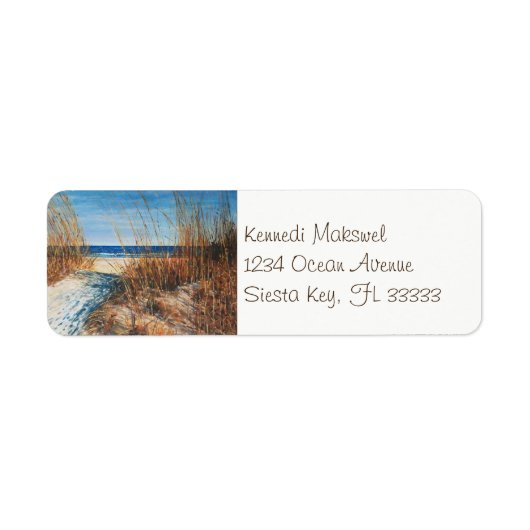 Küste Sanddünen Beach Art (Vorne)