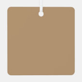 Küste Sanibel Island Florida Beach & Scarecrow Ornament Aus Metall (Rückseite)