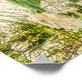 Küste Sanibel Island Florida Beach & Scarecrow Poster (Ecke)