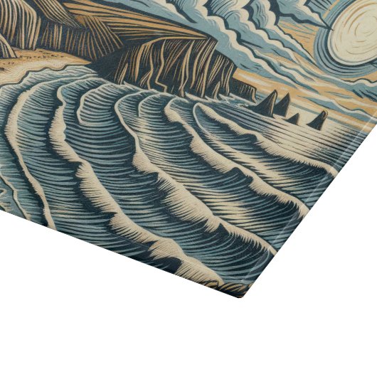 Küste Schneidebrett (Ecke)