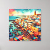 Küste Schönheit Asilah - Marokko Leinwanddruck (Vorderseite)