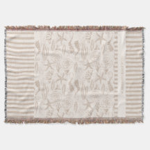 Küste Seashell Beige handGezeichnet Nautik