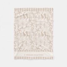 Küste Seashell Beige handGezeichnet Nautik