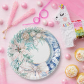 Küste Seashell-Bogen Weihnachtsschaden Pappteller (Party)