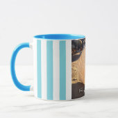 Küste Seashell Foto essen Sleep Beach Script kühl Tasse (Links)