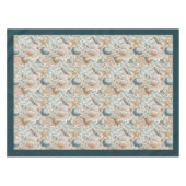 Küste Seashells Seesterne Pastellgrün Elfenbein Tischdecke (Vorderseite (Horizontal))