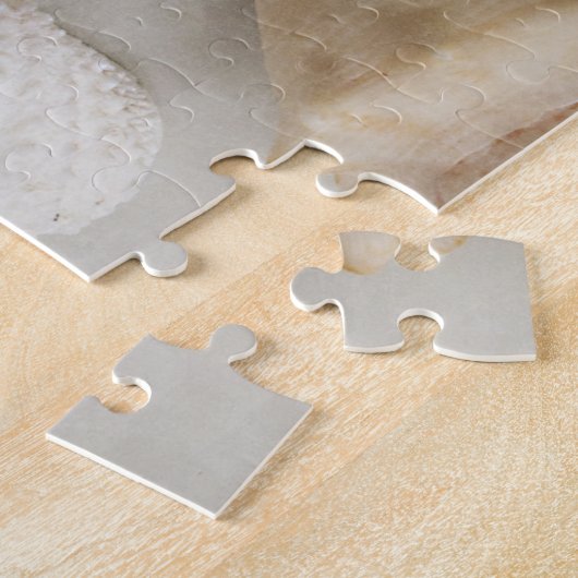 Küste Seashells Starfish Beach Beige Puzzle (Seite)