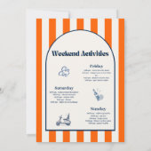 Küste Spritz Bachelorette, Einladung (Rückseite)