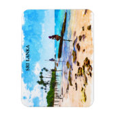 Küste Sri Lankas Magnet (Vertikal)