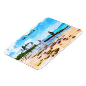 Küste Sri Lankas Magnet (Linke Seite)